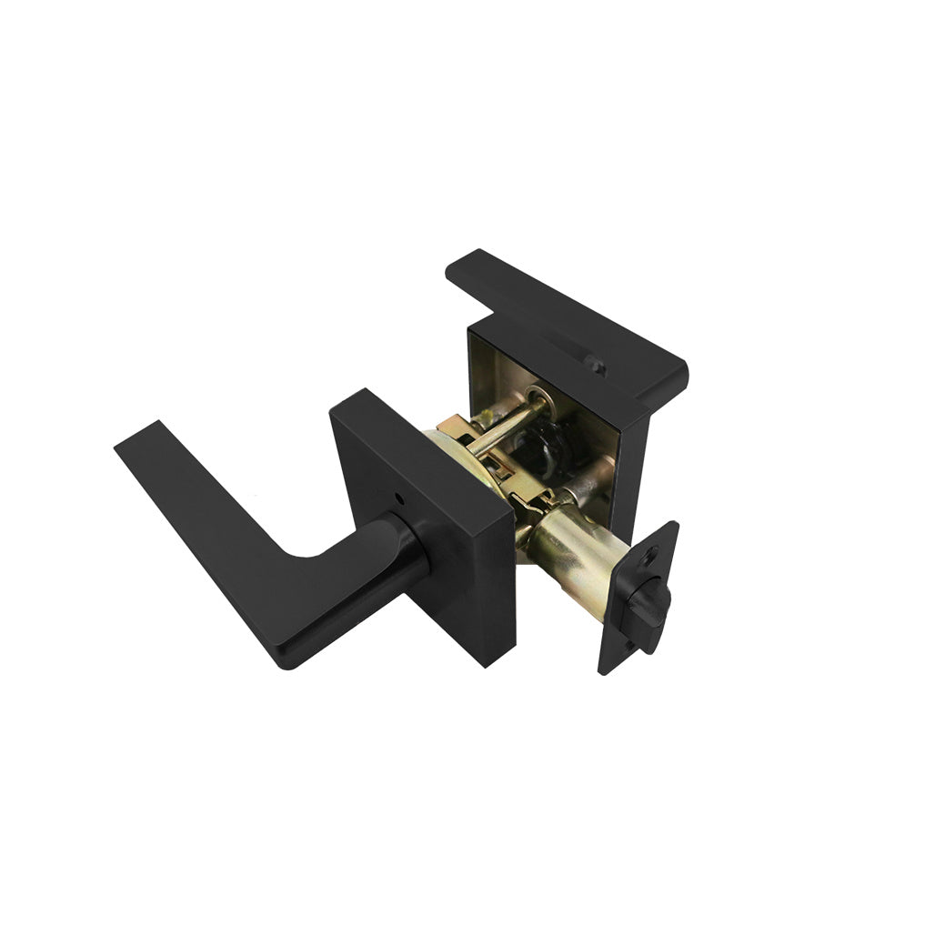 Homenhancements DH-6900ENT-MB Door Hardware Lever Entry Home Decor Black