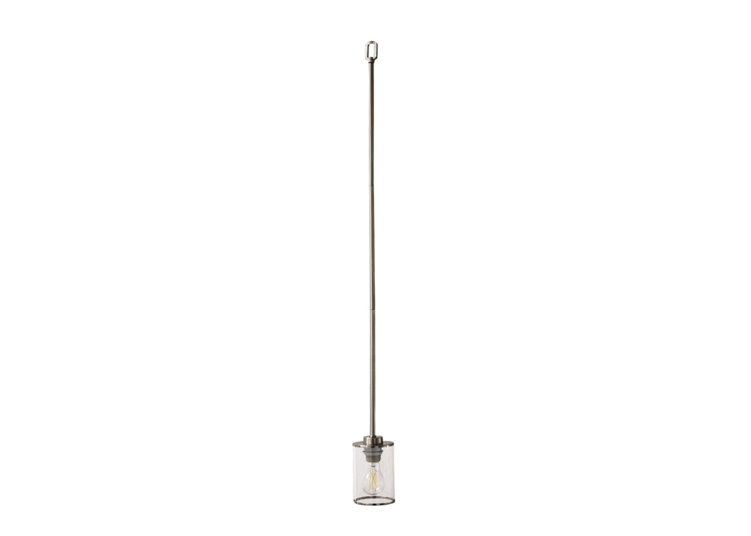 HOMEnhancements Lexington LX-MP1(CLR)-NK Pendant Light - Brushed Nickel