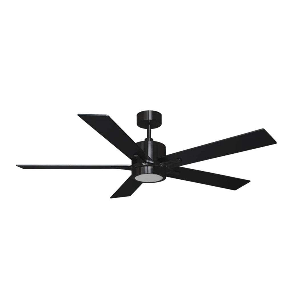 HOMEnhancements Ceiling Fans SUN552 MB5MB/WL(WC-6-WH) Ceiling Fan - Matte Black