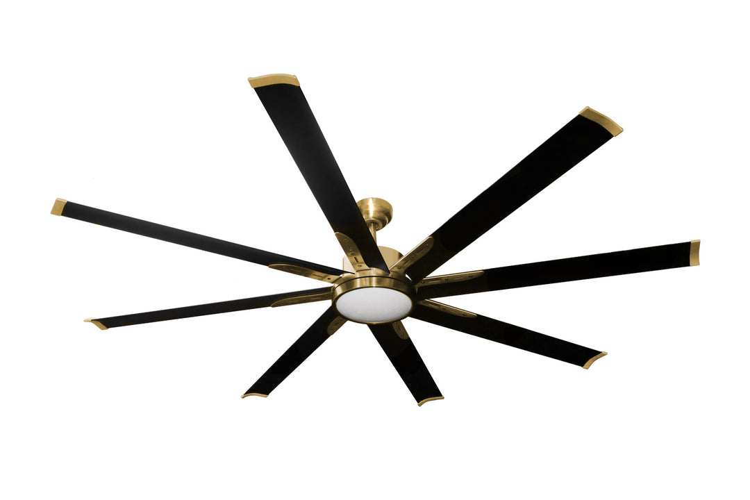 HOMEnhancements Barcelona SUN872CG8MB Ceiling Fan - Champagne Gold