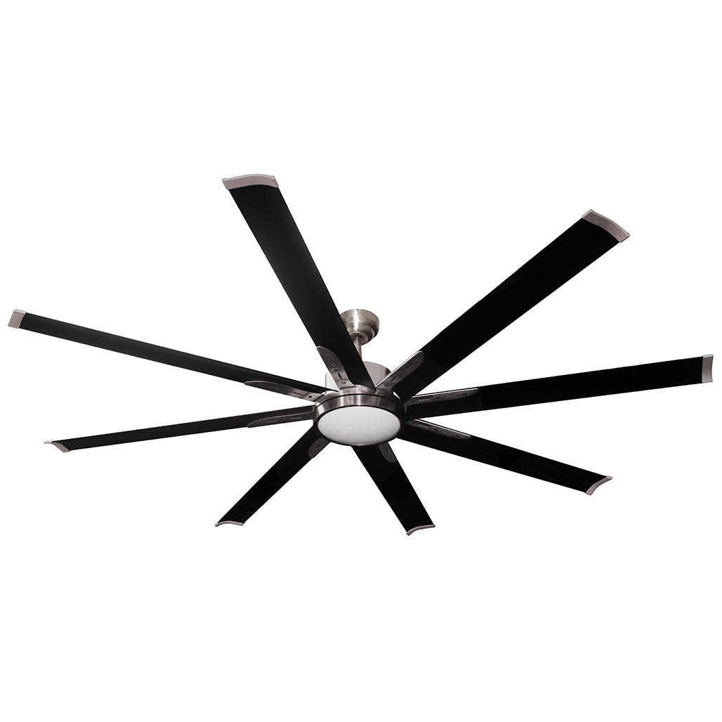 HOMEnhancements Barcelona SUN872NK8MB Ceiling Fan - Brushed Nickel