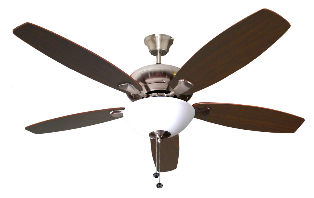 HOMEnhancements UFO U552 NK5SV/WL Ceiling Fan - Brushed Nickel