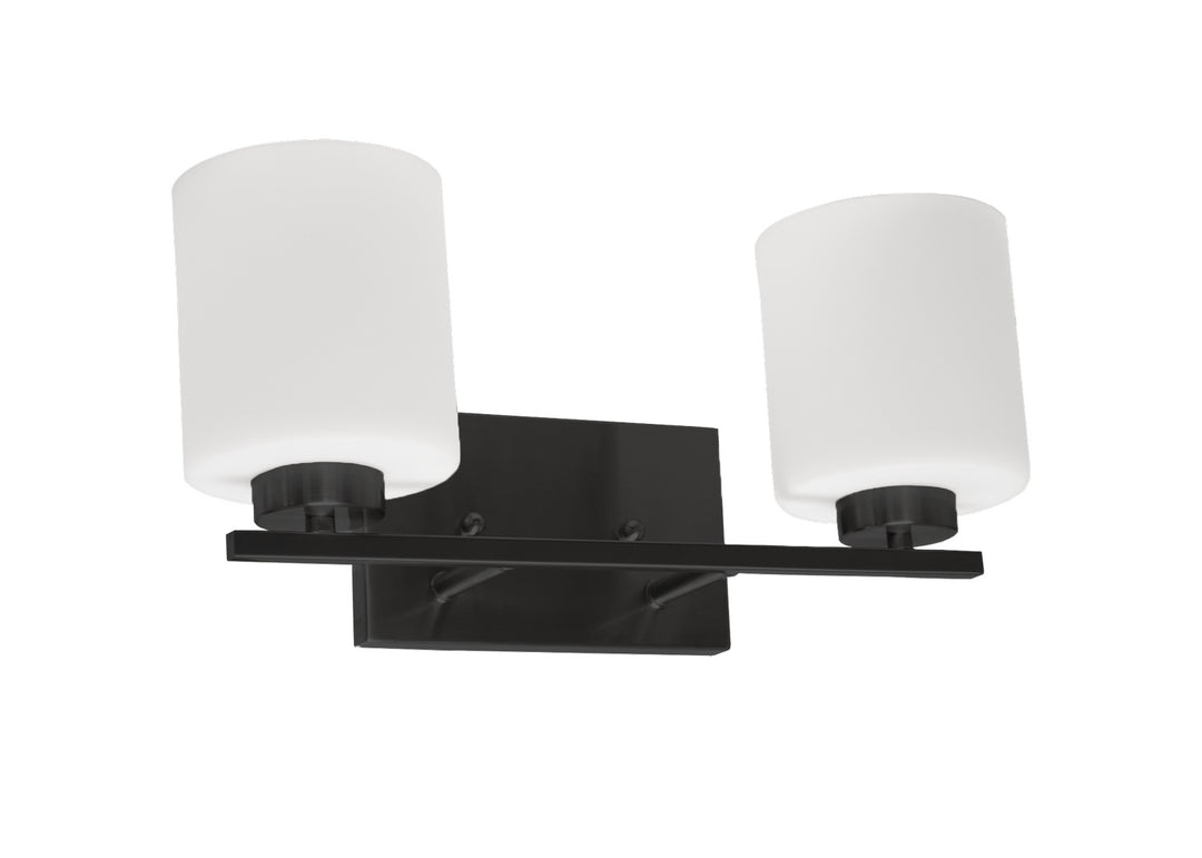 HOMEnhancements Vanity Lights VS394-2WH-MB Bath Vanity Light - Matte Black