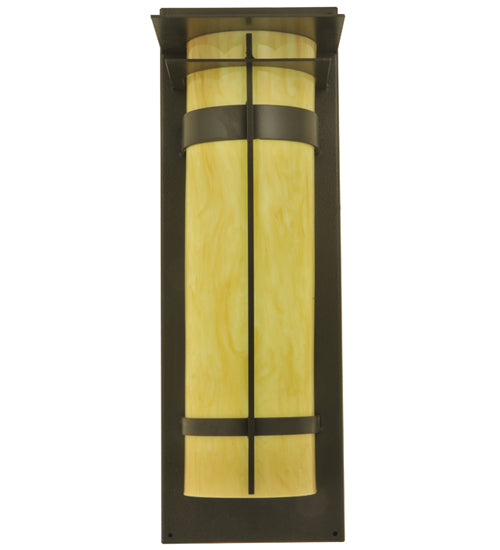 Meyda Tiffany Lighting 127906 Durrant Led Wall Sconce Outdoor Bronze / Dark