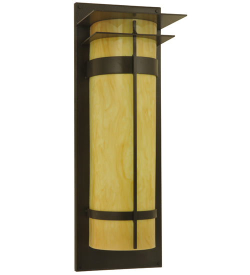 Meyda Tiffany Lighting 127906 Durrant Led Wall Sconce Outdoor Bronze / Dark