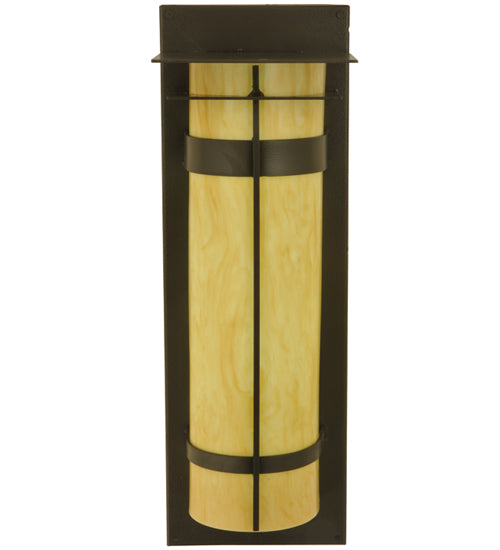 Meyda Tiffany Lighting 127906 Durrant Led Wall Sconce Outdoor Bronze / Dark