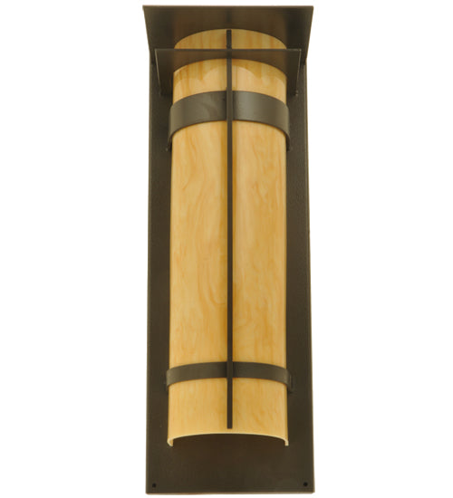 Meyda Tiffany Lighting 127906 Durrant Led Wall Sconce Outdoor Bronze / Dark