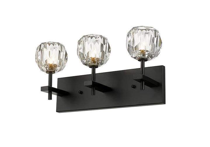 Bethel International YS10W17B Bath Vanity Light 5 in. wide - Black
