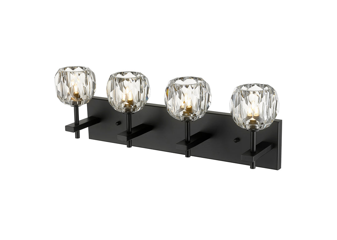 Bethel International YS11W24B Bath Vanity Light 5 in. wide - Black