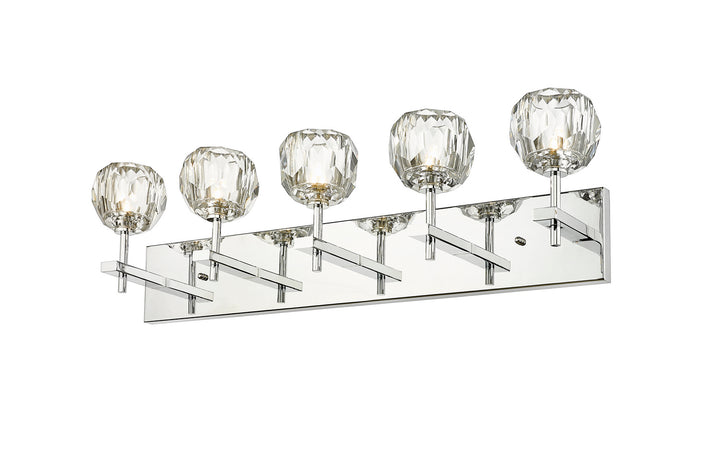 Bethel International YS12W30CH Bath Vanity Light 5 in. wide - Chrome