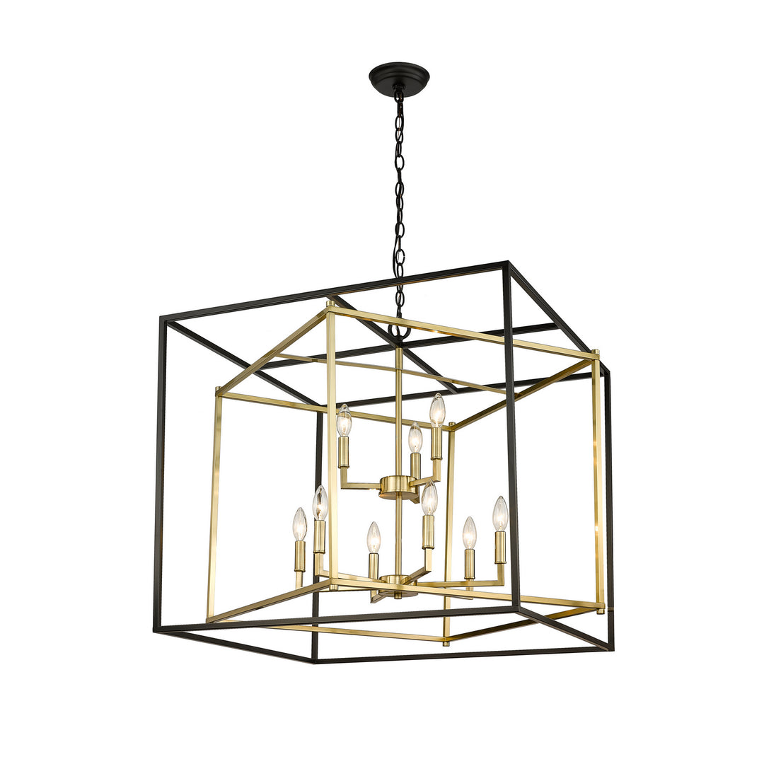 Bethel International YS218C28BG Chandelier Light - Black & Gold