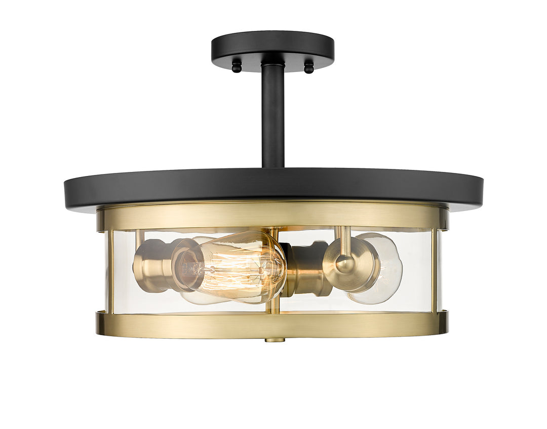 Bethel International YS22137-3SF-BGD Ceiling Light - Gold & Black