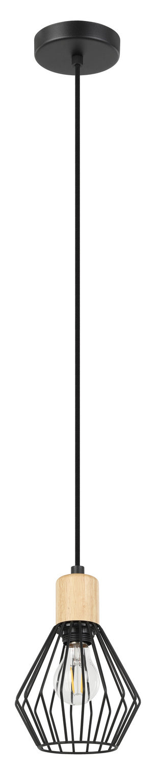 Eglo Palmorla 205587A Pendant Light - Structured Black