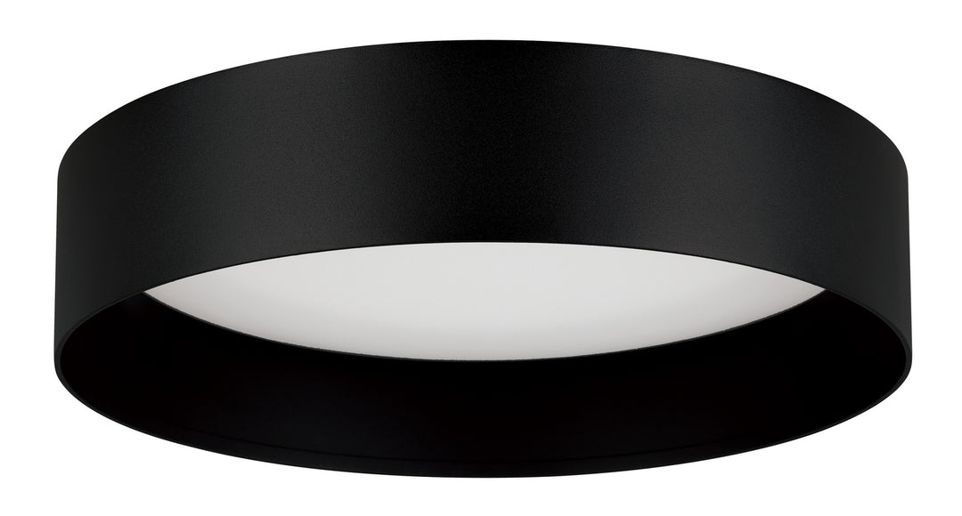 Eglo Ester 205628A Ceiling Light - Exterior: Structured Black Interior: Matte White