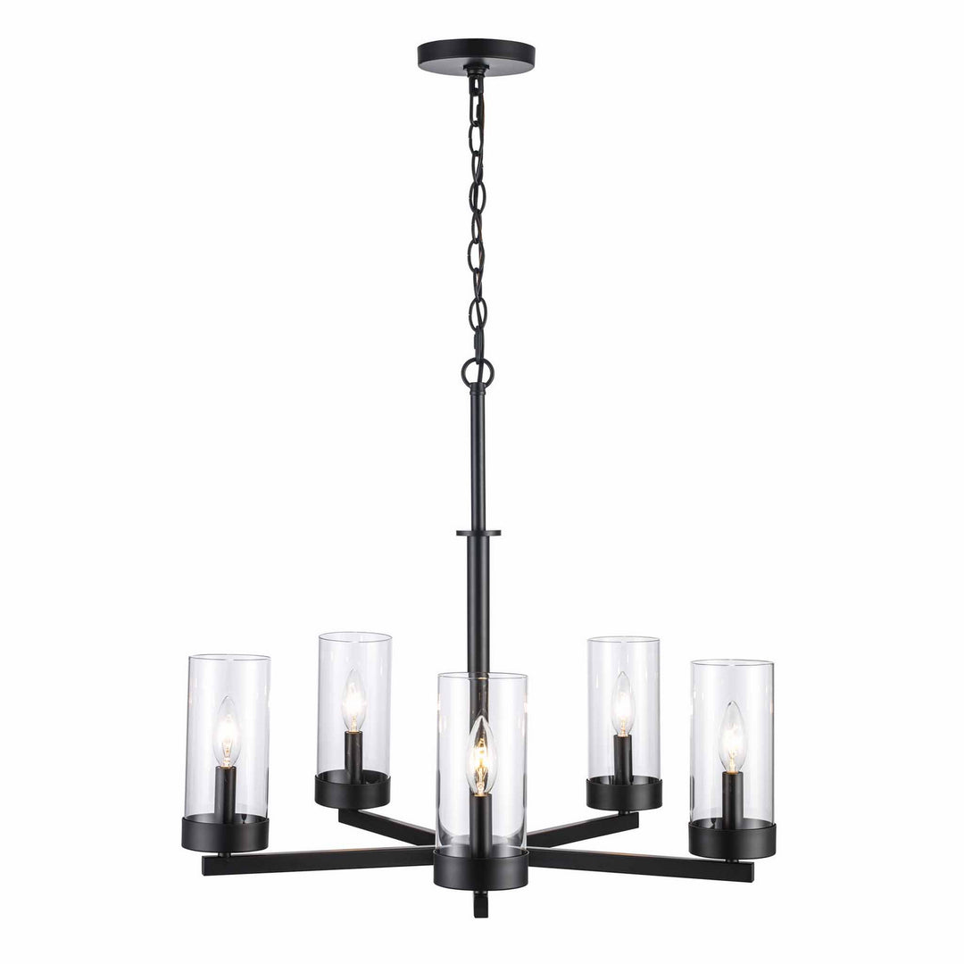 Trans Globe Imports Meadowlark 71735 BK Chandelier Light - Black