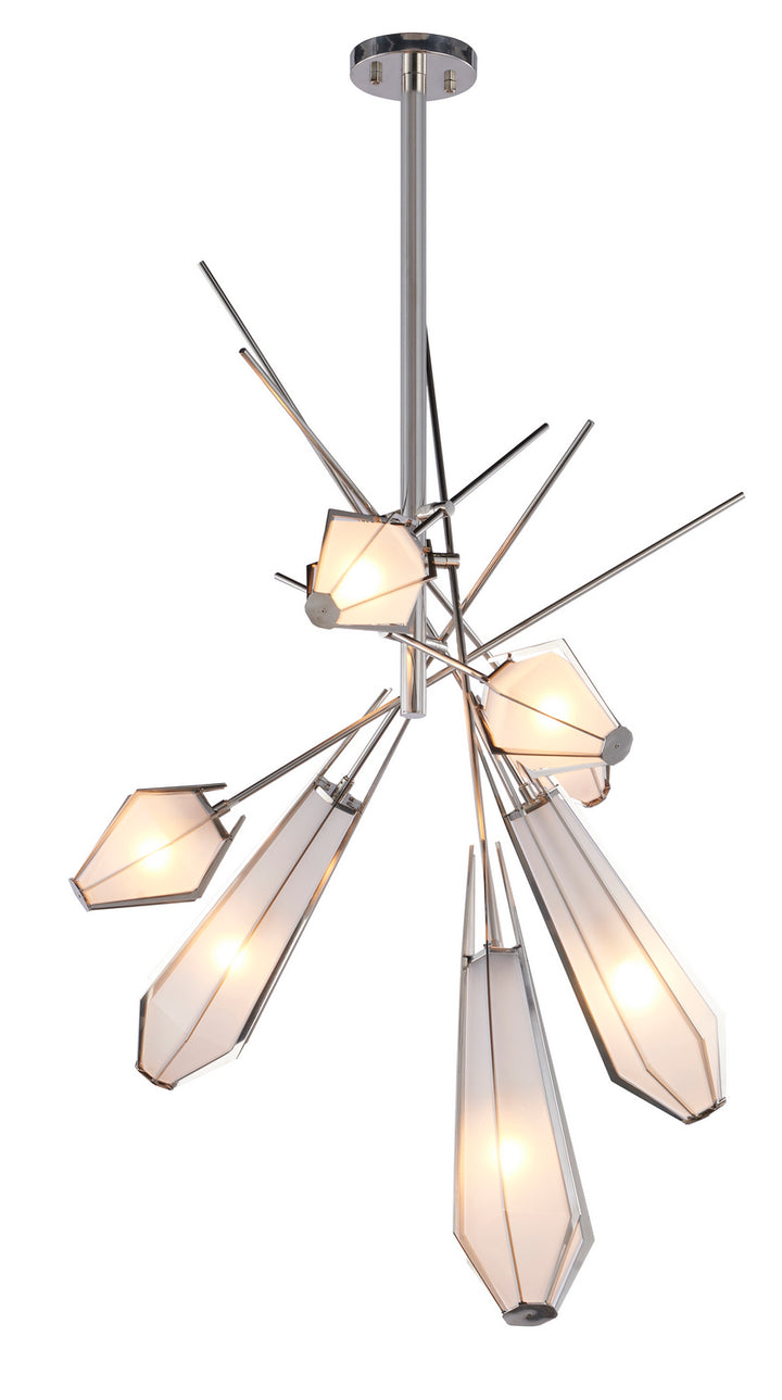 Bethel International GA43C35N Chandelier Light - Polished Nickel