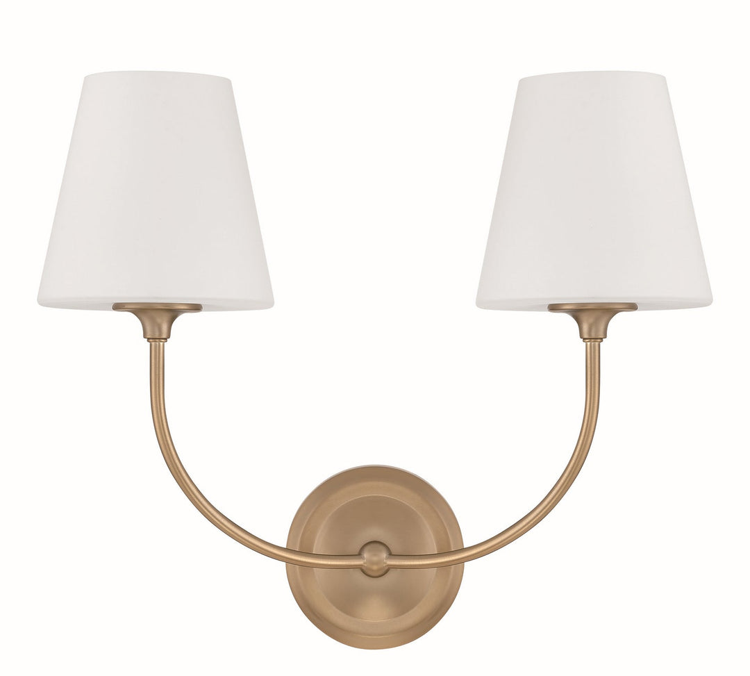 Crystorama Sylvan 2442-OP-VG Wall Light - Vibrant Gold