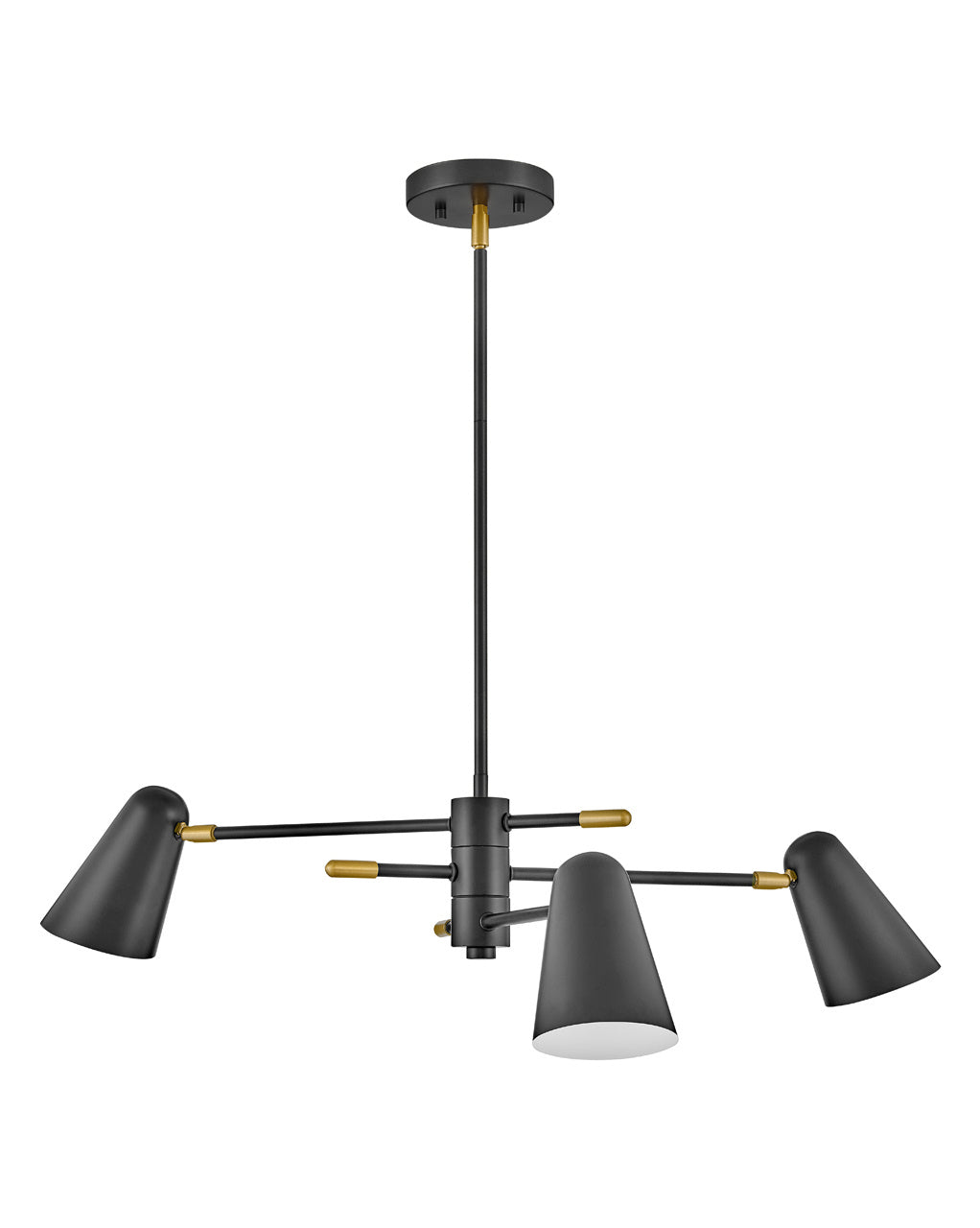 Lark Birdie 83543BK Chandelier Light - Black