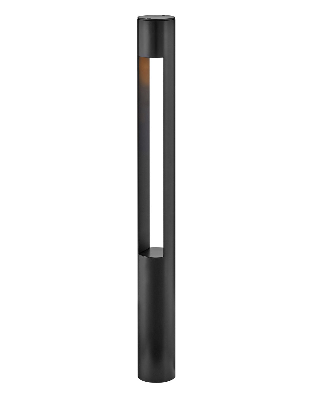 Hinkley Lighting 15601SK  Atlantis Bollard Modern Landscape Light Satin Black