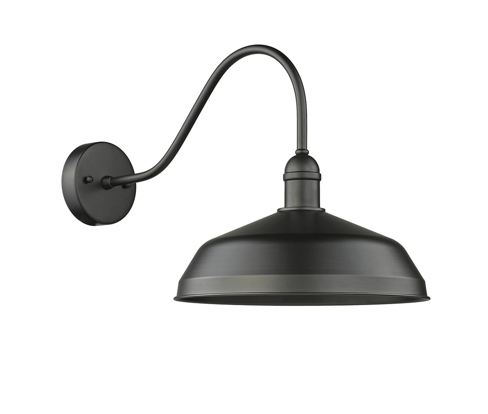 Homenhancements 7-70067 Vivio One Light Gooseneck Barn Light Outdoor Black