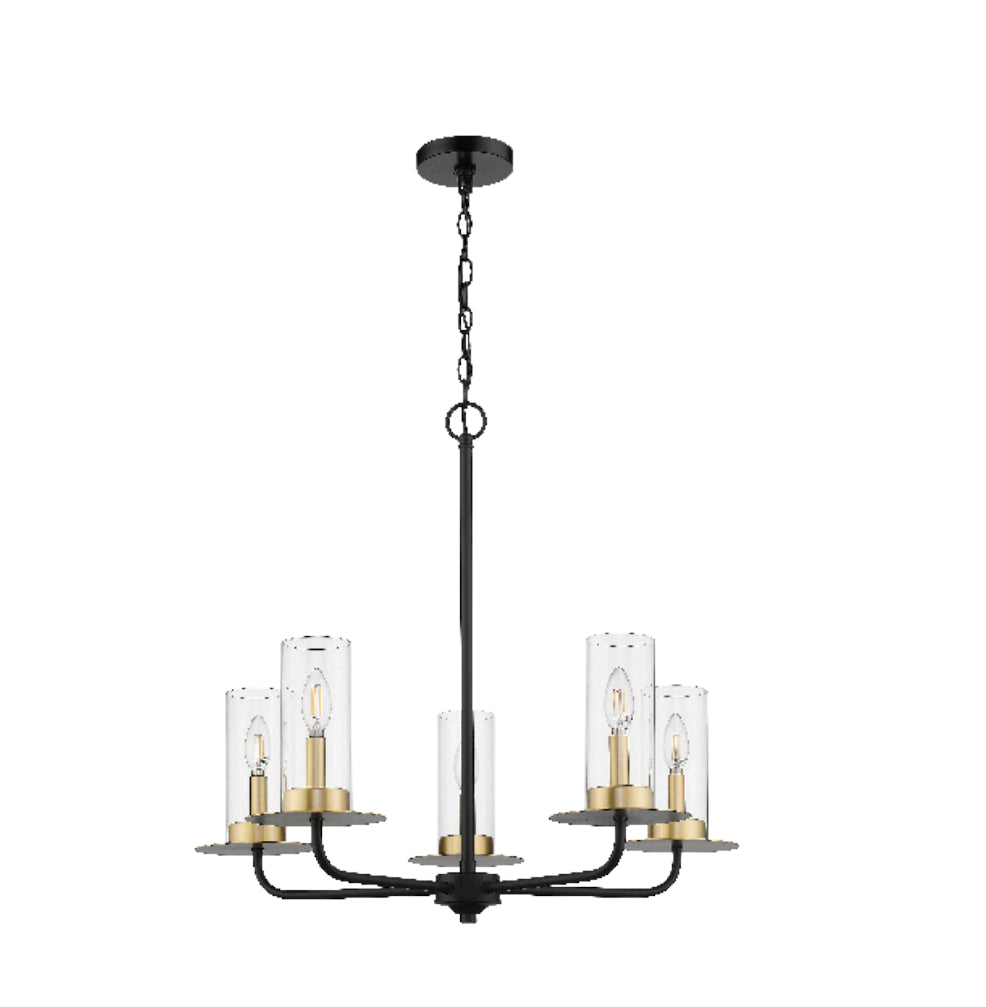 HOMEnhancements Vivio 7-70151 Chandelier Light - Matte Black