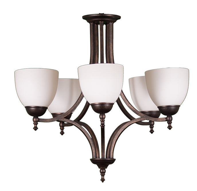 HOMEnhancements Fort Worth CH-145(WH725)-MB Chandelier Light - Matte Black