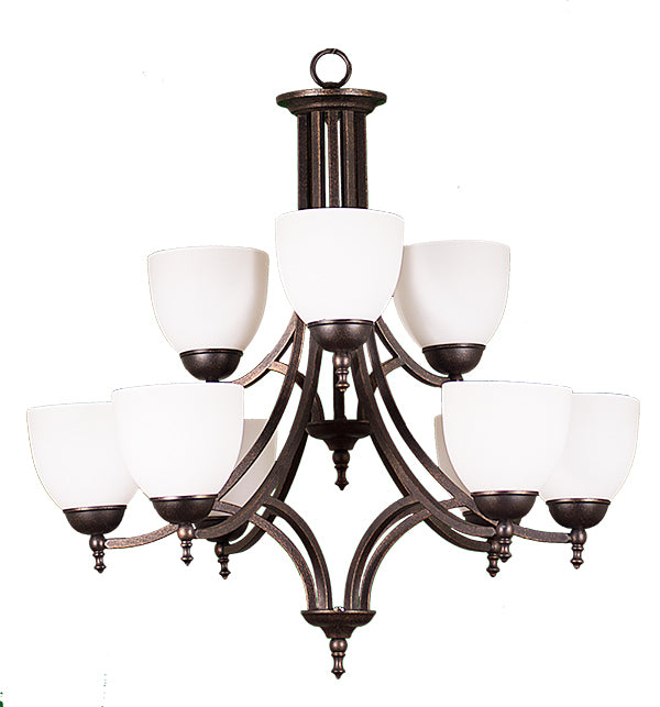 HOMEnhancements Fort Worth CH-149(WH725)-MB Chandelier Light - Matte Black