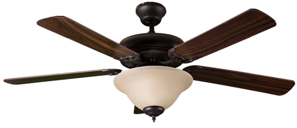 HOMEnhancements R552 R552 RB5P+111TS(LED) Ceiling Fan - Rubbed Bronze