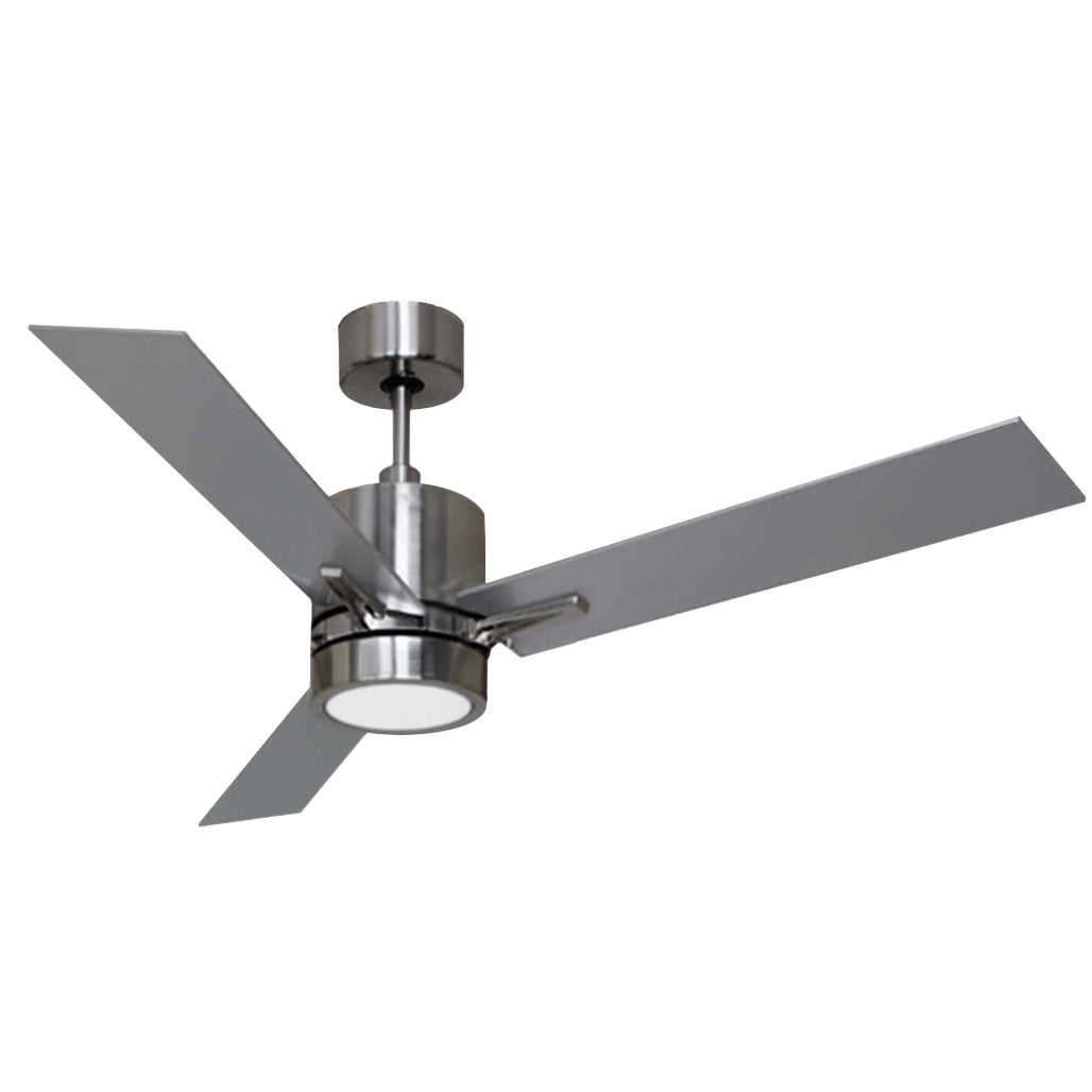 HOMEnhancements Neo SUN352 NK3SV/WL(WC-6-WH) Ceiling Fan 52 - Brushed Nickel, Silver/ Walnut/