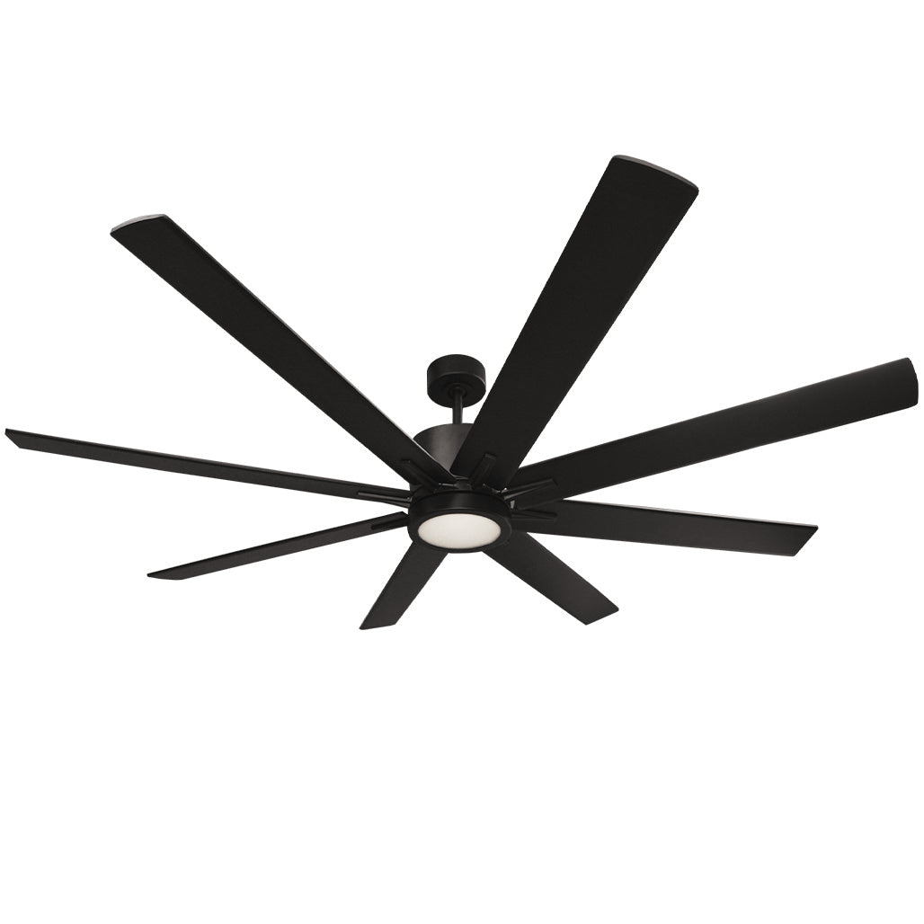 HOMEnhancements Metro SUN866 MB8MB/WL(WC) Ceiling Fan 66 - Matte Black, Matte Black ABS/