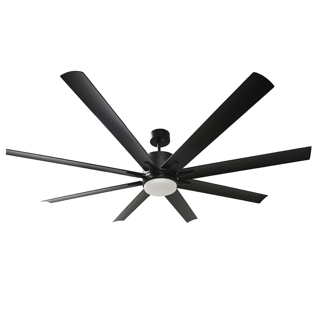 HOMEnhancements Metro SUN866D MB8MB(WC) Ceiling Fan 66 - Matte Black, Matte Black ABS/