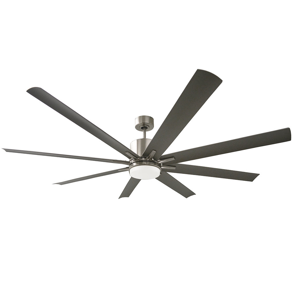 HOMEnhancements Metro SUN866D NK8SV(WC) Ceiling Fan 66 - Nickel, Silver ABS/