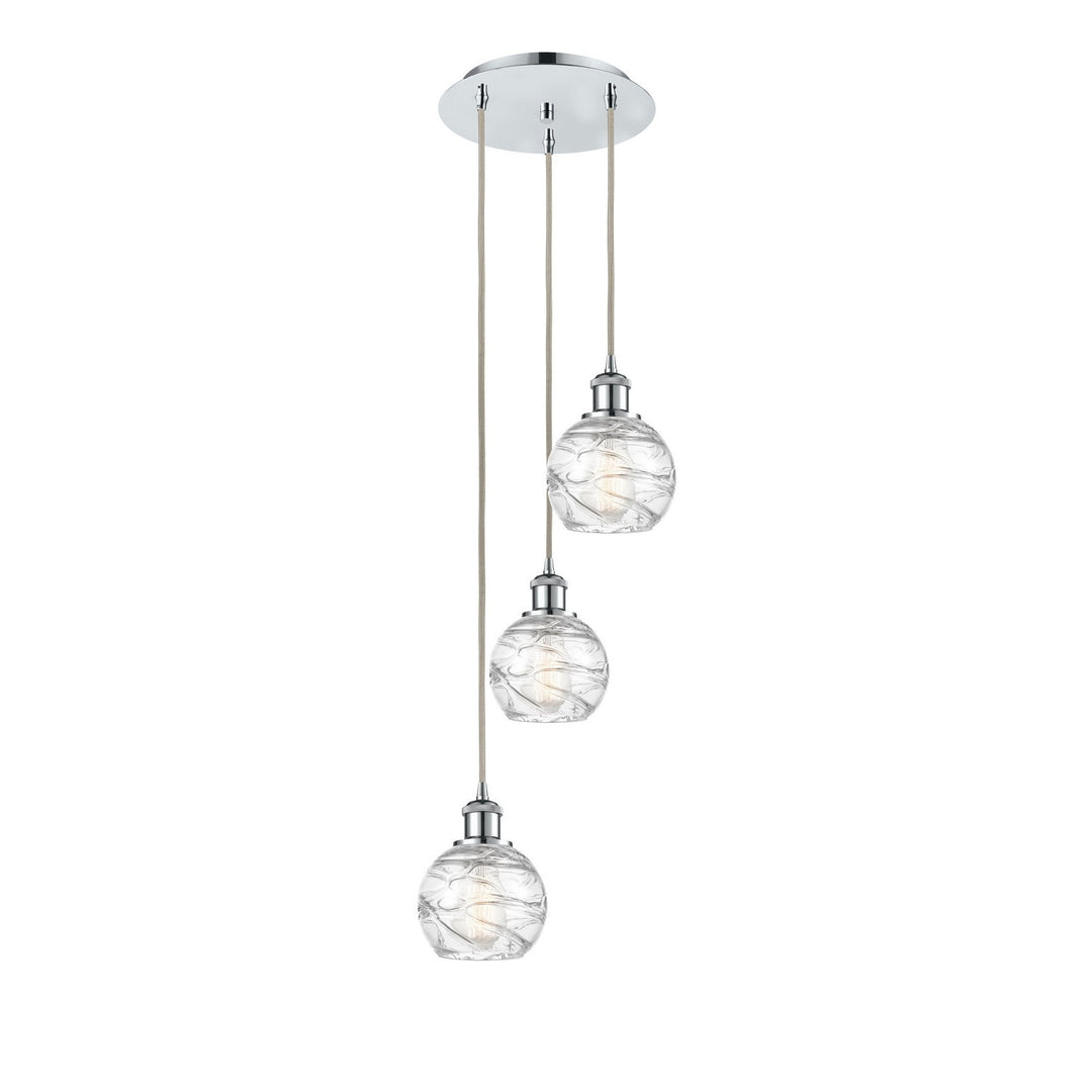 Innovations Ballston 113B-3P-PC-G1213-6 Pendant Light - Polished Chrome