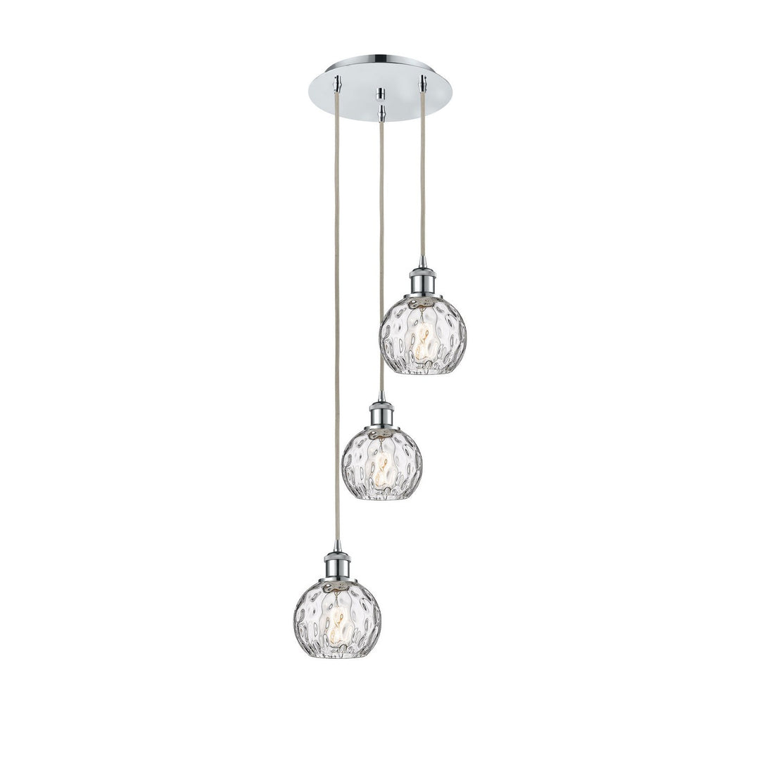 Innovations Ballston 113B-3P-PC-G1215-6 Pendant Light - Polished Chrome