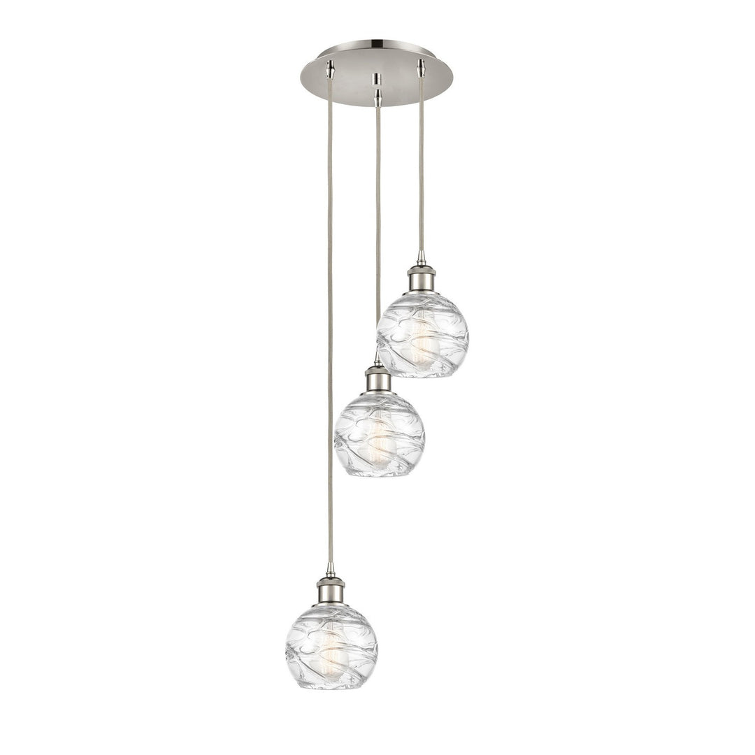 Innovations Ballston 113B-3P-PN-G1213-6 Pendant Light - Polished Nickel