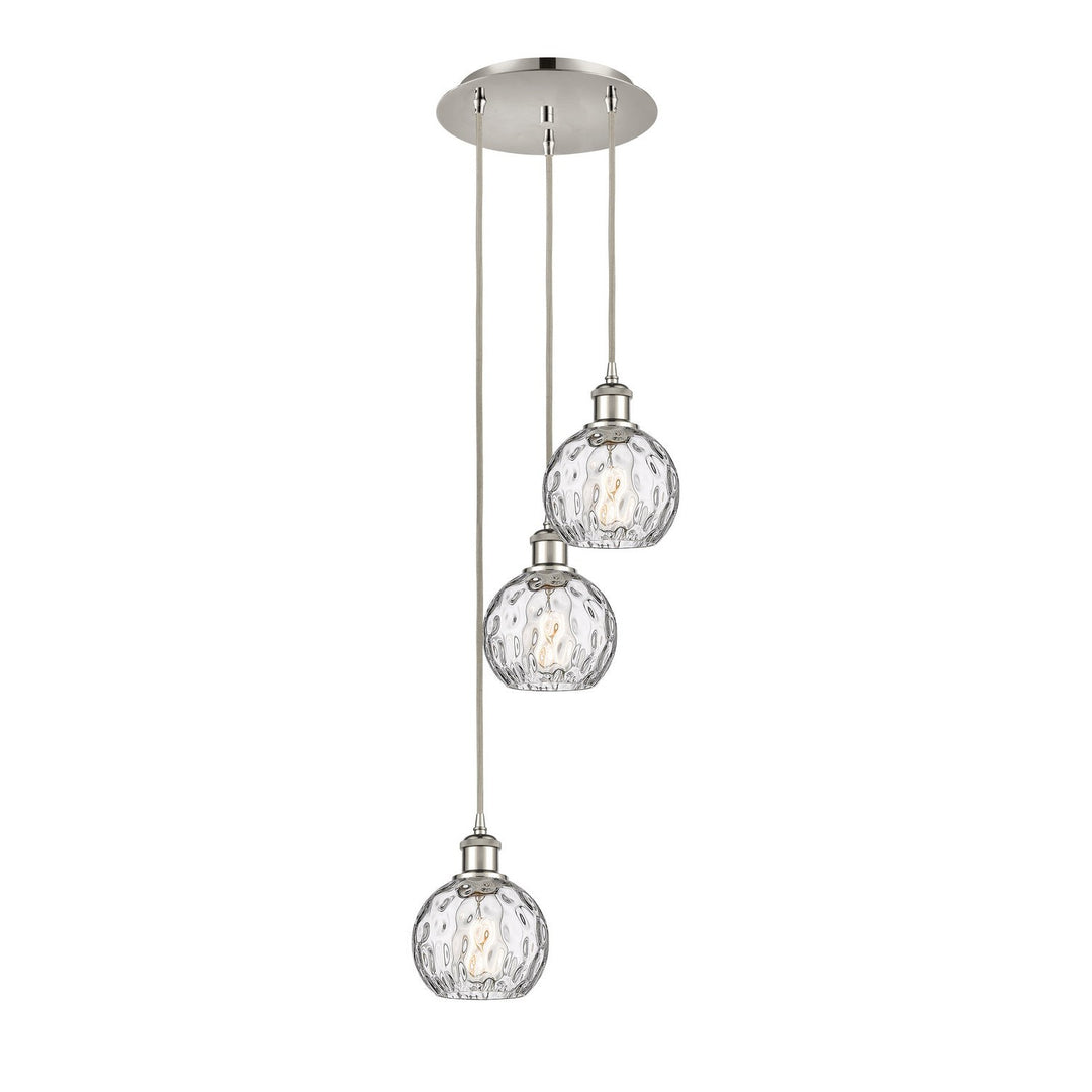 Innovations Ballston 113B-3P-PN-G1215-6 Pendant Light - Polished Nickel