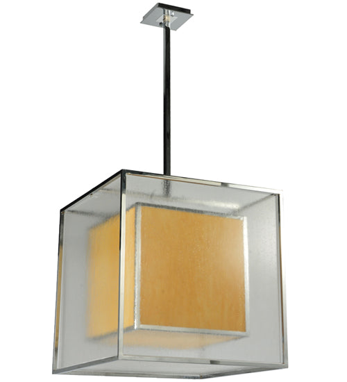 Meyda Tiffany Quadrato 128290 Pendant Light - Chrome