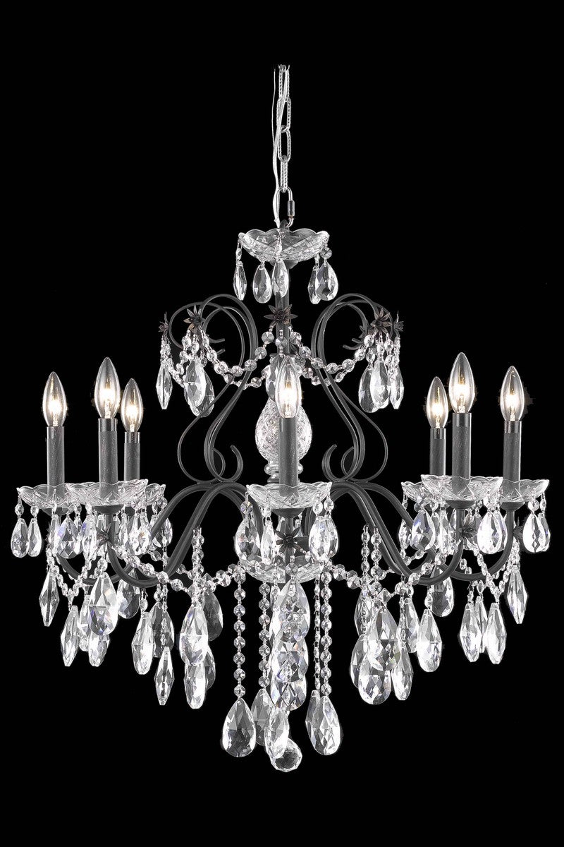Elegant St. Francis 2016D26DB/RC Chandelier Light - Dark Bronze