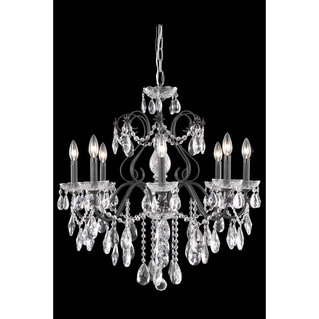 Elegant St. Francis 2016D26DB/RC Chandelier Light - Dark Bronze