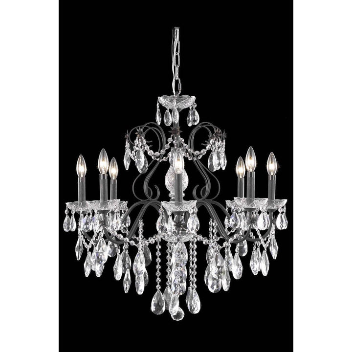 Elegant St. Francis 2016D26DB/RC Chandelier Light - Dark Bronze