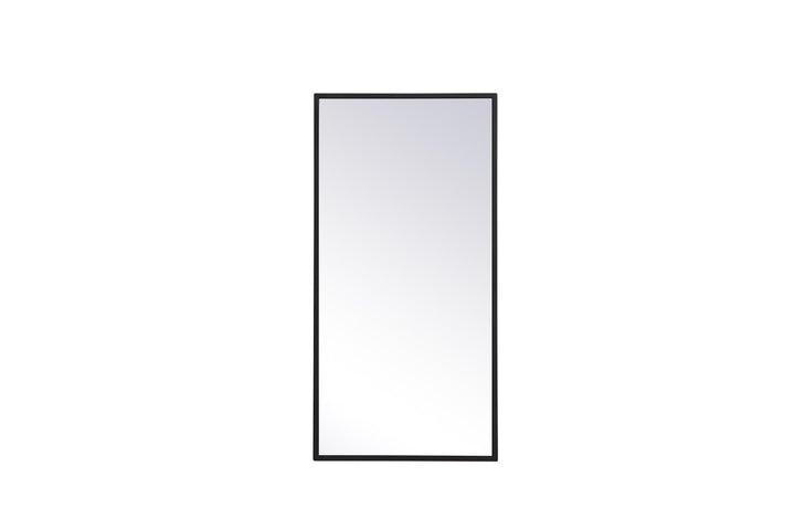 Elegant Lighting MR41428BK  Monet Mirror Black