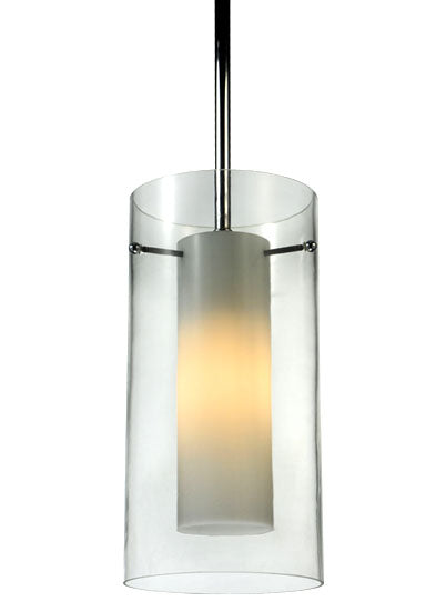 Meyda Tiffany Cilindro 128333 Pendant Light - Chrome