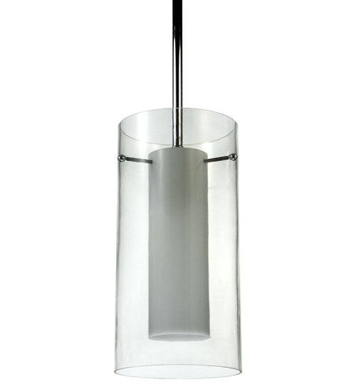 Meyda Tiffany Cilindro 128333 Pendant Light - Chrome