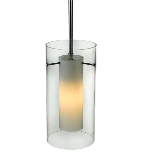 Meyda Tiffany Cilindro 128333 Pendant Light - Chrome