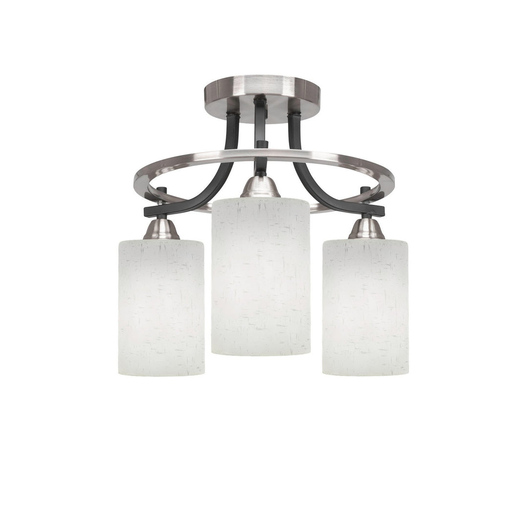 Toltec Paramount 3417-mbbn-310 Ceiling Light - Matte Black & Brushed Nickel