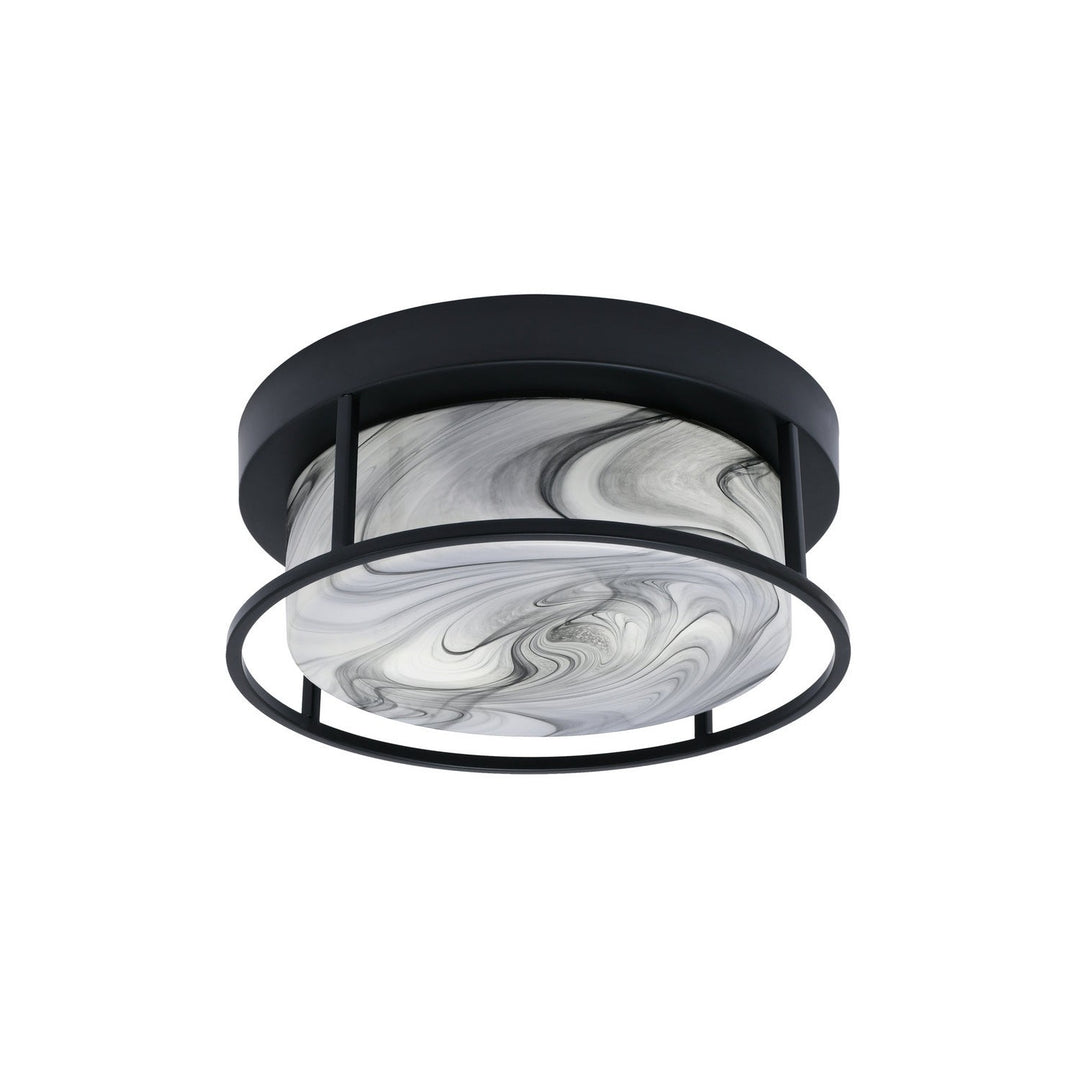 Toltec Flush Mounts 812-mb-9 Ceiling Light - Matte Black