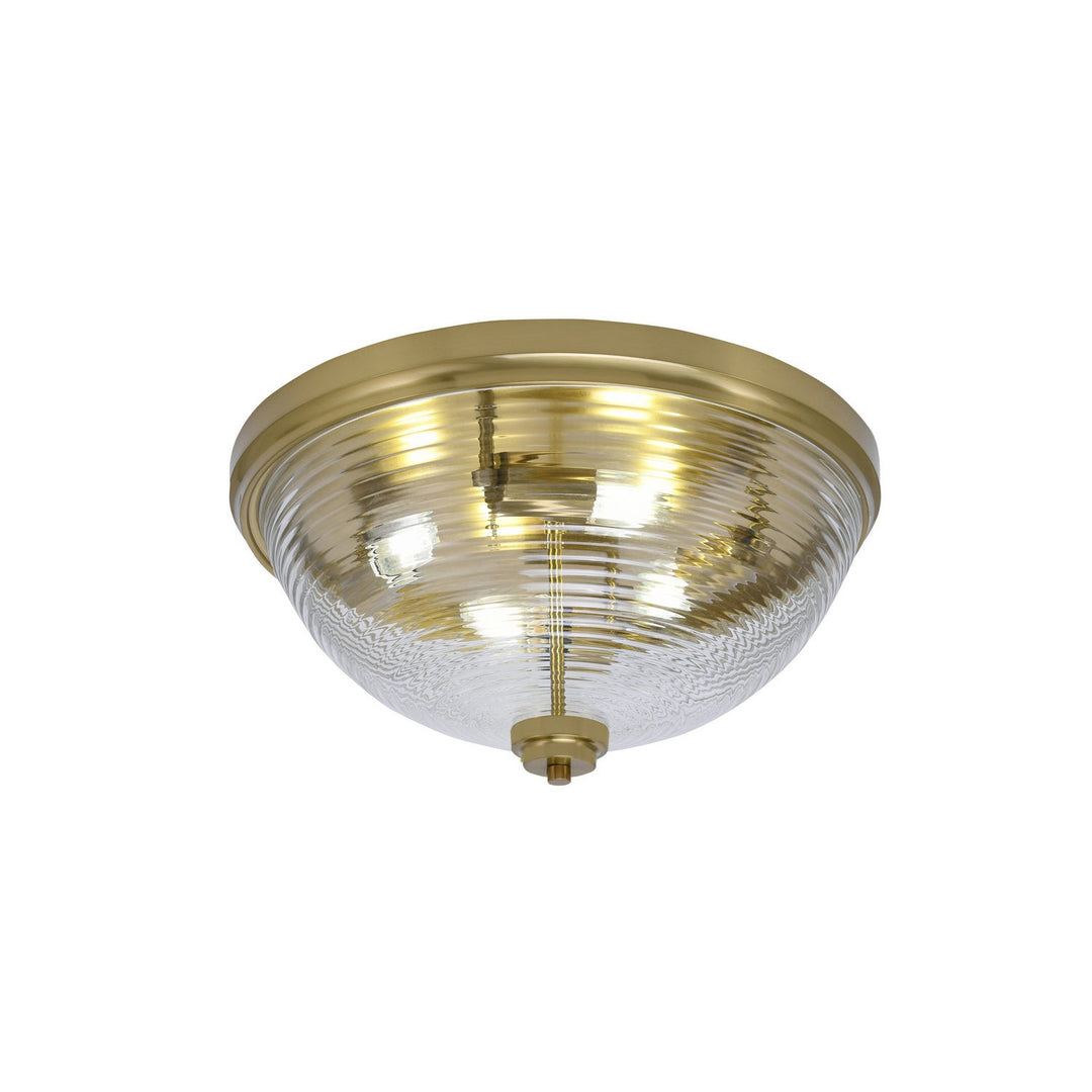 Toltec Flush Mounts 828-nab-6 Ceiling Light - New Age Brass