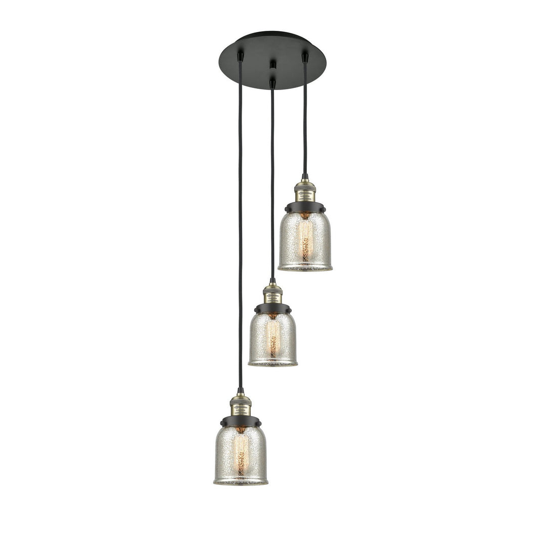 Innovations Franklin Restoration 113F-3P-BAB-G58 Pendant Light - Black Antique Brass