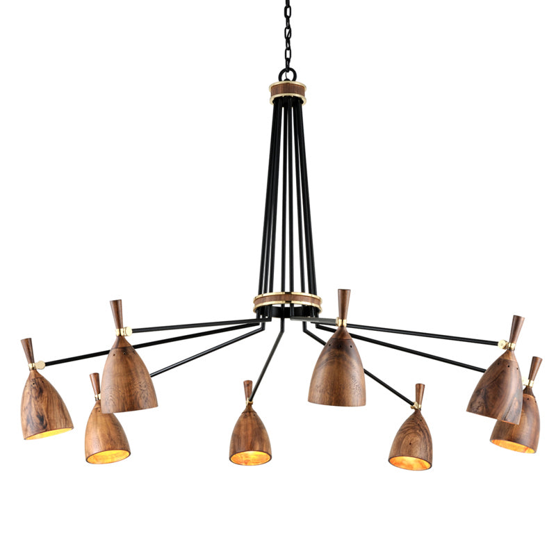 Corbett Utopia 280-08-SBK Chandelier Light - Soft Black