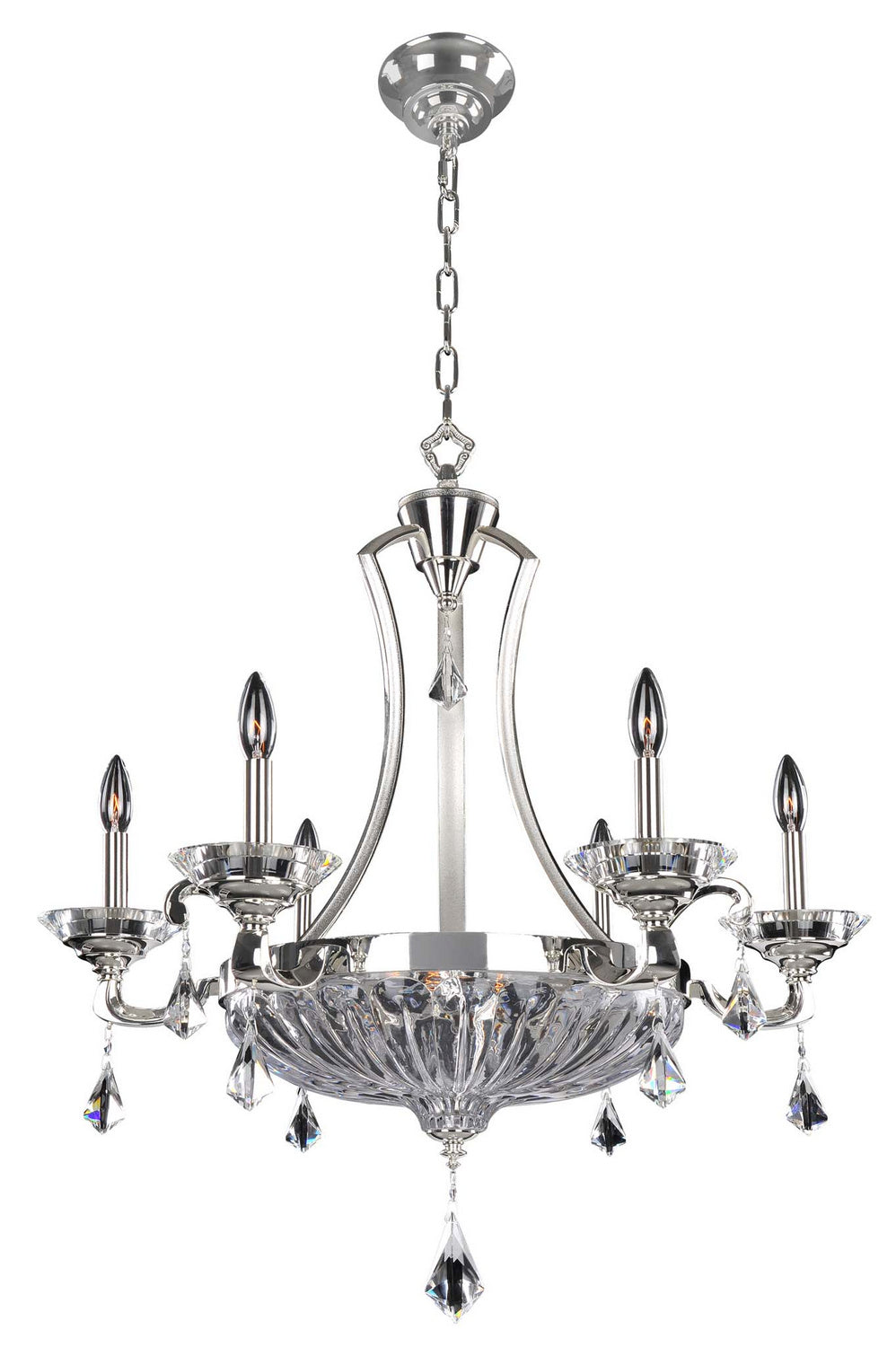 Allegri Orecchini 028553-017-FR001 Chandelier Light - Two Tone Silver